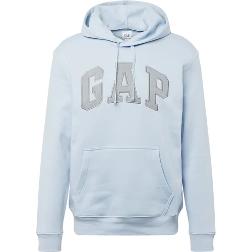 GAP Sweater majica 'HERITAGE' svijetloplava / siva