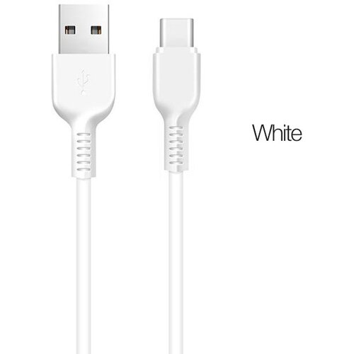  Podatkovni / polnilni kabel USB- - USB Type-C - Hoco X20 - 3m - beli Slike