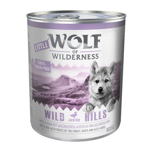 Wolf of Wilderness Little Junior 6 x 800 g - Wild Hills - raca & teletina Cene