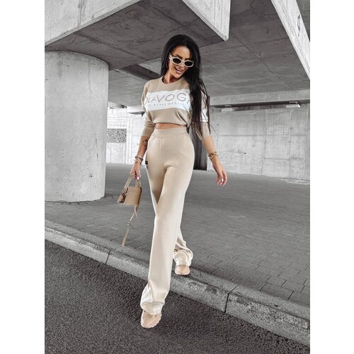 OLAVOGA Beige sweater set LUXFORM Slike