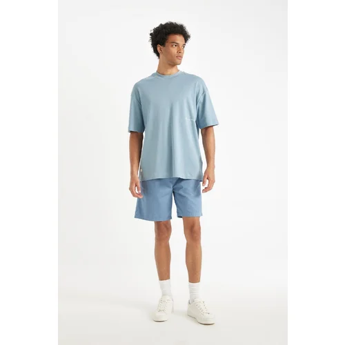 Defacto Relax Fit Gabardine Bermuda Shorts