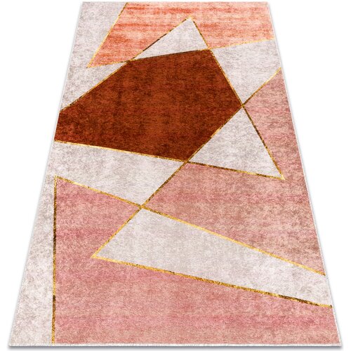 RugsX Preproge MIRO 52097.802 pralna preproga geometrična protiz 160x220 cm Rožnata Cene