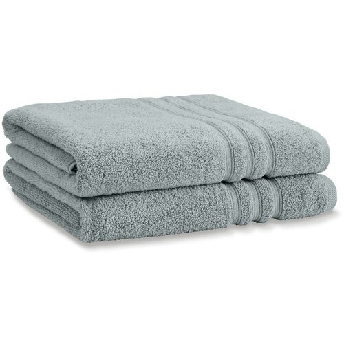 Catherine Lansfield Prljavo zeleni pamučni ručnici u setu 2 kom od frotira 90x140 cm Zero Twist – Cijene