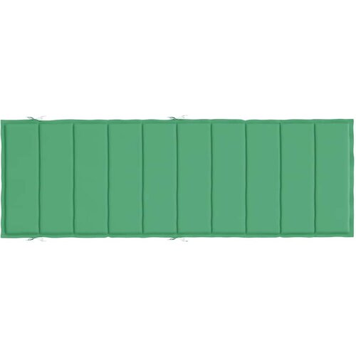  Jastuk za ležaljku zeleni 186x58x4 cm od tkanine Oxford Slike