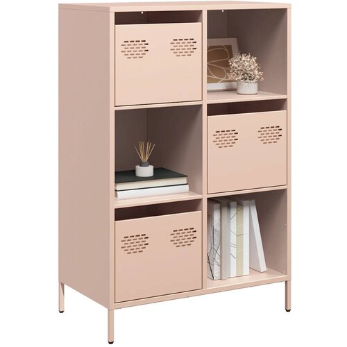 Furnova Visoka omara roza 68x39x103,5 cm jeklo, (21955111) Slike