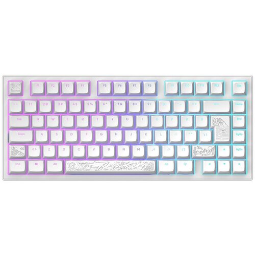 Dark Project Tastatura ALU Terra Nova White - Wireless Gaming Keyboard (ANSI) Cene