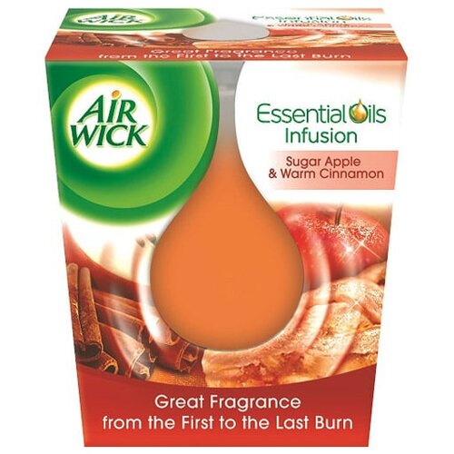 Air Wick airwick slatka jabuka mirišljava i cimet sveća 105gr Slike