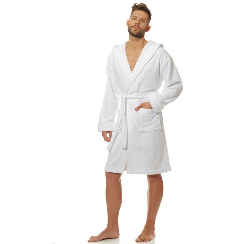 Ll 2103 white bathrobe Slike
