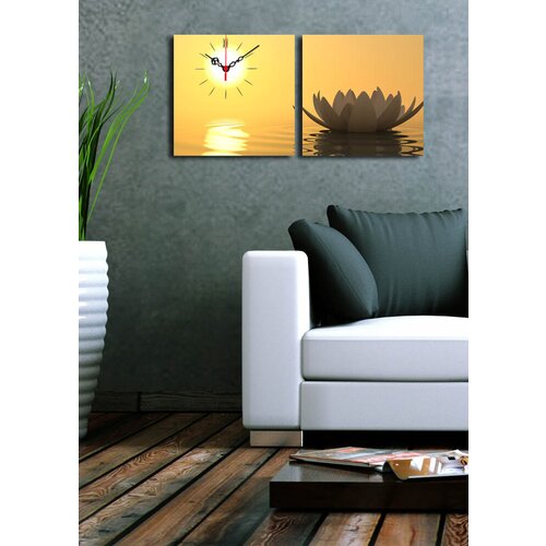 Wallity zidni sat 2P2828CS-12, 60x28 cm, 2 dela Cene