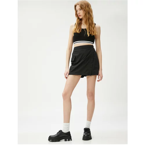 Koton Mini Short Skirt With Cargo Pocket Cover