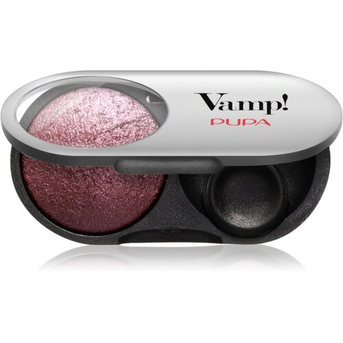 PUPA Milano Vamp! Radiant Baked Eyeshadow dolgoobstojna sijoča senčila za oči odtenek 104 - Deep Plum 1 g Cene