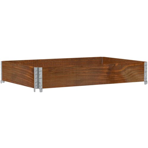 Maison Chic Vrtno korito - Greda - Cvetlični Lonec rjavo 120x80 cm trdna borovina, (21789306) Cene