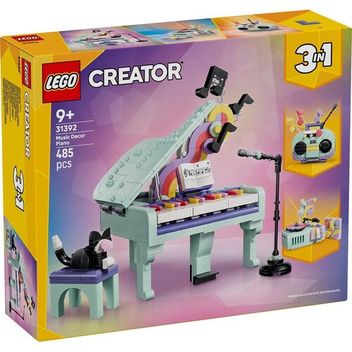 Lego Creator 3in1 Musical Decor Piano with Cat 31392 Slike