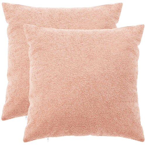  Presvlaka za jastuk 2 pcs HEERLEN Ružičasta 80 x 80 cm Bouclé Cene