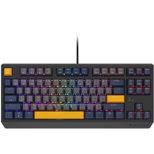 Genesis tastatura thor 230 tkl rgb naval blue negative (NKG-2164) / mechanical / panda switches / us / grey Cene