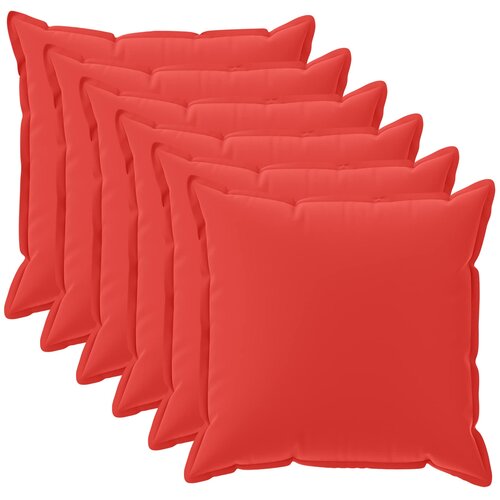  Presvlaka za jastuk 6 kom. HOUTEN Crvena 30 x 30 cm Poliester Cene
