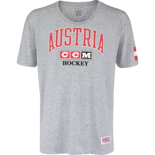 CCM Men's T-shirt FLAG TEE TEAM AUSTRIA Athletic Grey