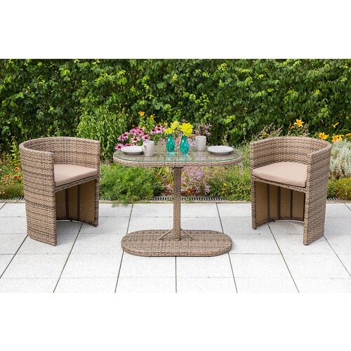 Gardenson Vrtni Set Ancona, 3-delni, Z Blazinami Slike
