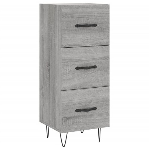  Visoka komoda siva sonome 34,5x34x180 cm od konstruiranog drva Slike