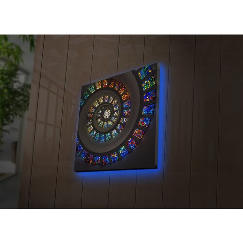 Wallity Slika sa LED osvetljenjem 4040DACT-49, 40x40 cm Cene