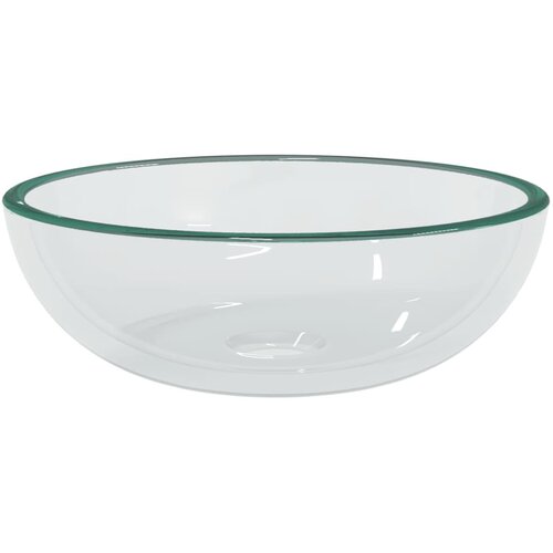 Maison Chic Umivalnik - Kopalna umivalnik - Lavabo kaljeno steklo 35x12 cm prozoren, (21684803) Cene