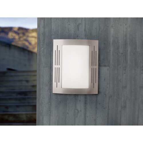 Eglo city spoljna zidna lampa/1, e27, inox Slike