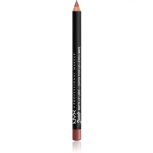 NYX Professional Makeup Suede Matte Lip Liner mat svinčnik za ustnice odtenek 25 Whipped Cavier 1 g