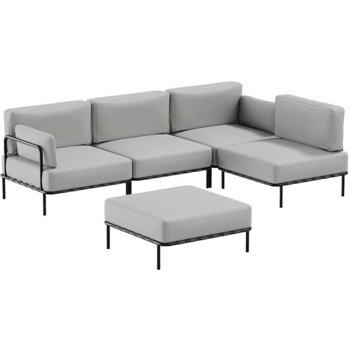 Sit Sit Svetlo siv vrtni modularni kavč 234 cm Salve – Cene