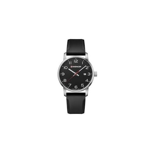  Wenger Avenue mu&scaron;ki sat &ndash; crni brojčanik, 42 mm, silikon narukvica Cene