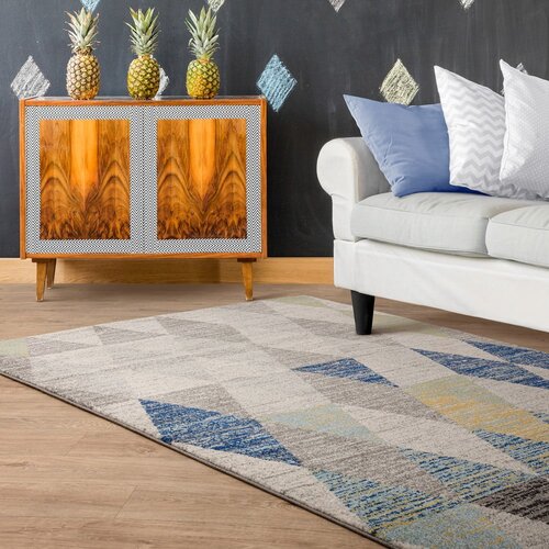 Asiatic Carpets Plavi tepih 160x230 cm Muse Harlequin Blue &amp;ndash; Slike