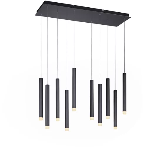 PAUL NEUHAUS Moderne hanglamp zwart incl. LED 10-lichts - Stanislas