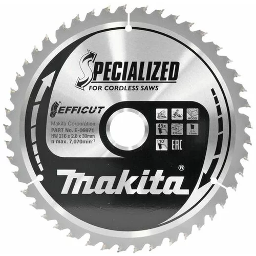 Makita Efficut žagin list 216mmx30mmx45T E-06971