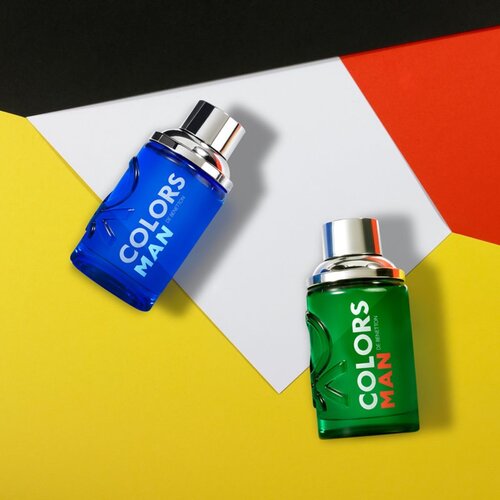 Benetton Colors de Man Blue toaletna voda za mo&amp;scaron;ke 60 ml Slike