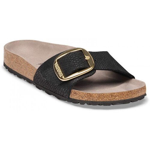 Birkenstock Madrid Big Buckle Crna Slike