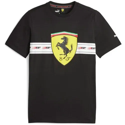 Puma Tehnička sportska majica 'Scuderia Ferrari' crna