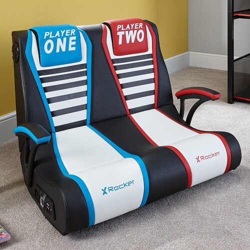 X Rocker DUAL RIVALS GAMING CHAIR Slike