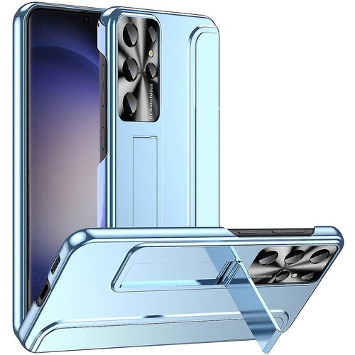 INORCO Za Samsung Galaxy S23 ultra galvansko ohi&amp;scaron;je za telefon, trden računalni&amp;scaron;ki skriti hrbtni pokrov s stojalom, (22033320) Slike