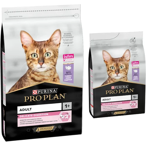 Pro Plan 10 kg PURINA + 3 kg iste vrste gratis! - Adult Delicate Digestion bogata puretinom