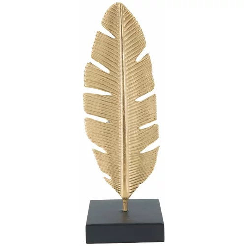 Mauro Ferretti Dekorativni svečnik v zlati barvi Feather, višina 30 cm
