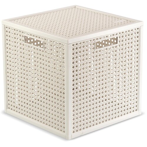 Curver Krem kutija za pohranu s poklopcem od reciklirane plastike 28x28x28 cm Kaya Cube &ndash; Cijene
