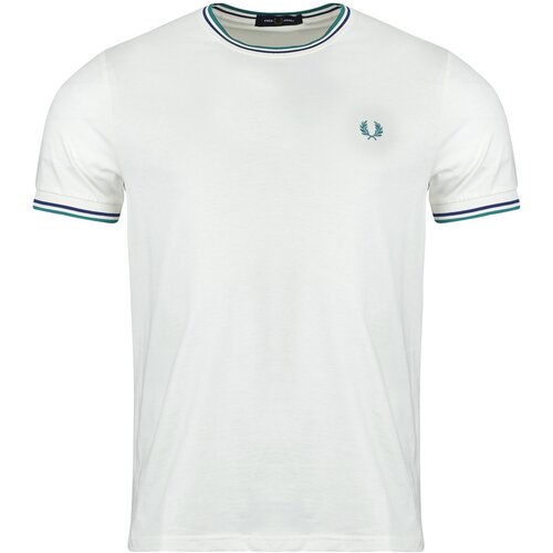 Fred Perry TWIN TIPPED T-SHIRT Bijela Cijene