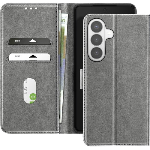 AVIZAR Chesterfield preklopna torbica za Galaxy S26 s stojalom, Siva, (5000274060) Cene