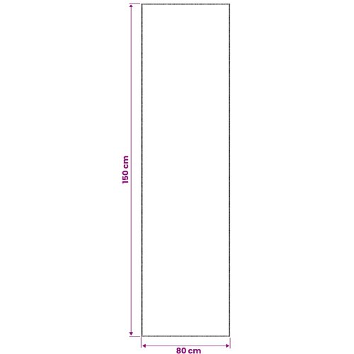 Tepih Krem 80 x 150 cm 100% poliester 3 mm Mogu se prati Slike