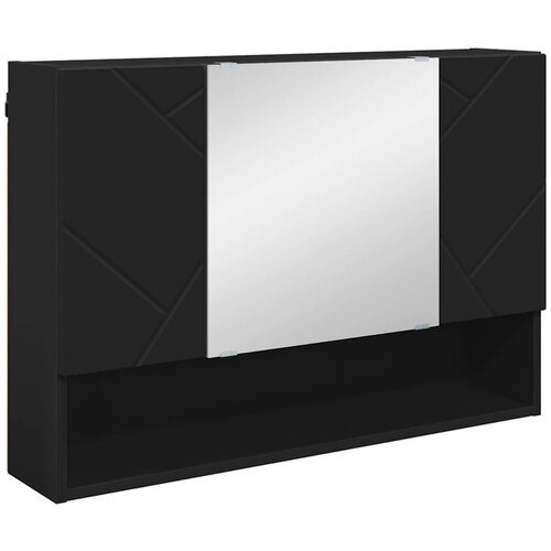  Set namje&amp;scaron;taja za kupaonicu 2 kom. Crna 76,5 x 35 x 64 cm Slike
