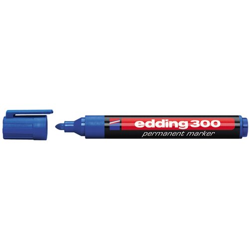 Edding marker permanent E-300 1,5-3mm industrijsko pakovanje plava (08M300XE) Cene