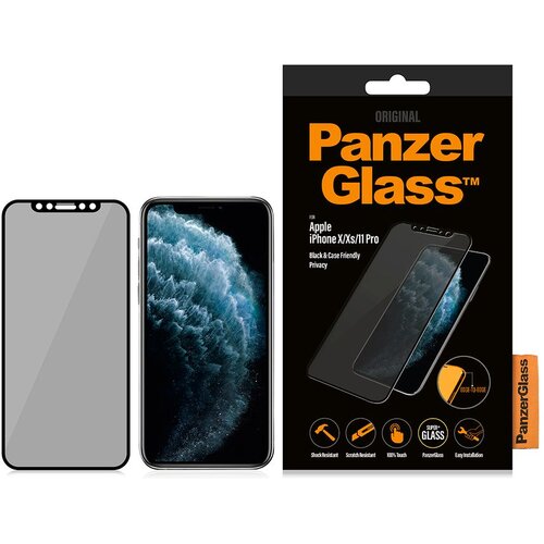 PanzerGlass za&amp;scaron;titno staklo za iPhone X/Xs/11 Pro case friendly privacy black Slike