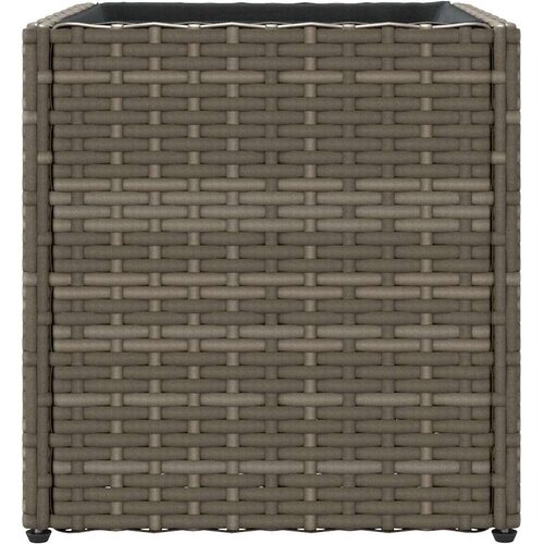  Vrtne sadilice 2 kom siva 36 x 30 x 32 cm od poliratana Slike