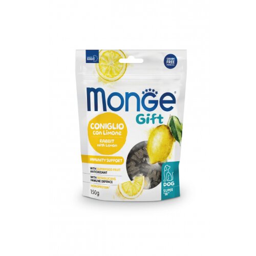 Monge dog immunity support rabbit lemon 150g Slike