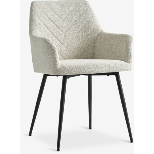  Purhus trpezarijska stolica prljavo bela/crna ( 3640128 ) Cene