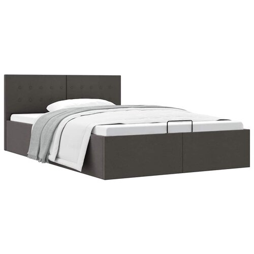 Furnova Dvižni posteljni okvir temno sivo blago 120x200 cm, (21940328) Slike